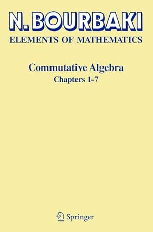 Seller image for Commutative Algebra for sale by BuchWeltWeit Ludwig Meier e.K.