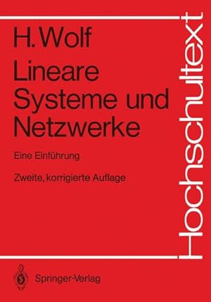 Image du vendeur pour Lineare Systeme und Netzwerke mis en vente par BuchWeltWeit Ludwig Meier e.K.