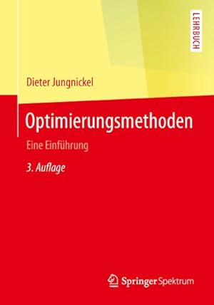 Bild des Verkufers fr Optimierungsmethoden zum Verkauf von BuchWeltWeit Ludwig Meier e.K.