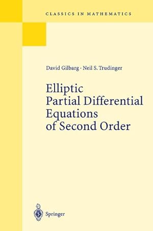 Immagine del venditore per Elliptic Partial Differential Equations of Second Order venduto da BuchWeltWeit Ludwig Meier e.K.