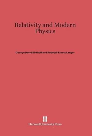 Seller image for Relativity and Modern Physics for sale by BuchWeltWeit Ludwig Meier e.K.