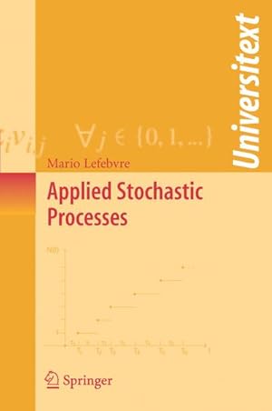Imagen del vendedor de Applied Stochastic Processes a la venta por BuchWeltWeit Ludwig Meier e.K.