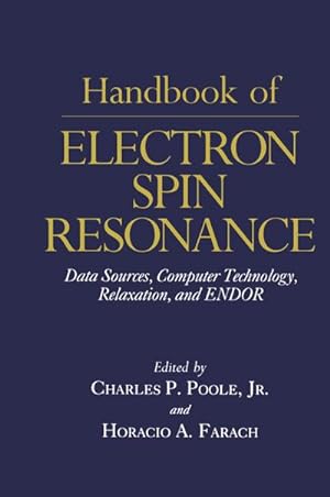 Image du vendeur pour Handbook of Electron Spin Resonance mis en vente par BuchWeltWeit Ludwig Meier e.K.