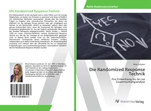 Seller image for Die Randomized Response Technik for sale by BuchWeltWeit Ludwig Meier e.K.