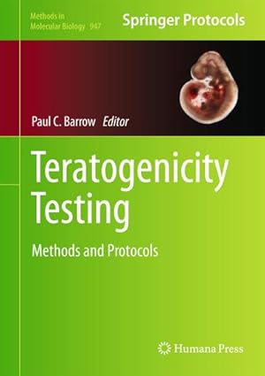 Immagine del venditore per Teratogenicity Testing venduto da BuchWeltWeit Ludwig Meier e.K.