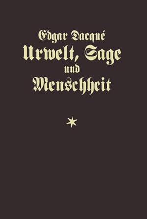 Seller image for Urwelt, Sage und Menschheit for sale by BuchWeltWeit Ludwig Meier e.K.