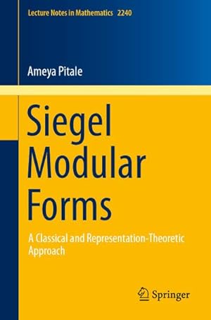 Seller image for Siegel Modular Forms for sale by BuchWeltWeit Ludwig Meier e.K.
