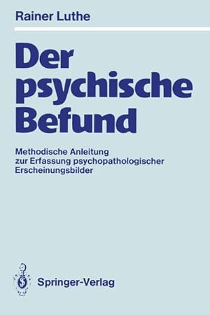 Seller image for Der psychische Befund for sale by BuchWeltWeit Ludwig Meier e.K.