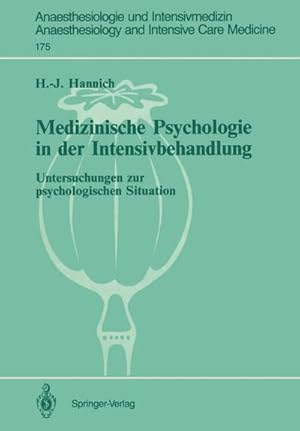 Bild des Verkufers fr Medizinische Psychologie in der Intensivbehandlung zum Verkauf von BuchWeltWeit Ludwig Meier e.K.