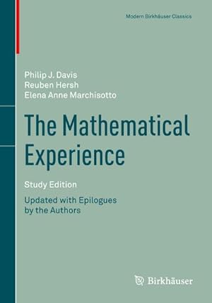 Imagen del vendedor de The Mathematical Experience, Study Edition a la venta por BuchWeltWeit Ludwig Meier e.K.