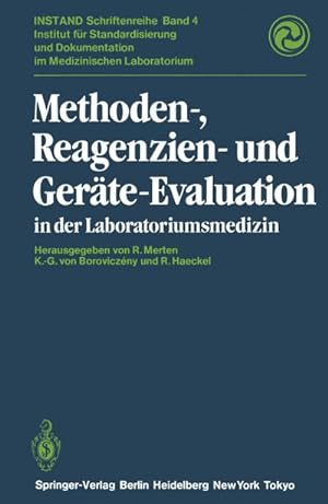 Seller image for Methoden-, Reagenzien- und Gerte-Evaluation in der Laboratoriumsmedizin for sale by BuchWeltWeit Ludwig Meier e.K.