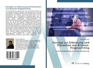 Seller image for Konzept zur Erkennung und Prvention von Browser-Fingerprinting for sale by BuchWeltWeit Ludwig Meier e.K.