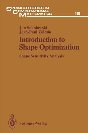 Immagine del venditore per Introduction to Shape Optimization venduto da BuchWeltWeit Ludwig Meier e.K.