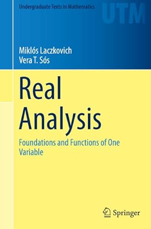 Image du vendeur pour Real Analysis mis en vente par BuchWeltWeit Ludwig Meier e.K.