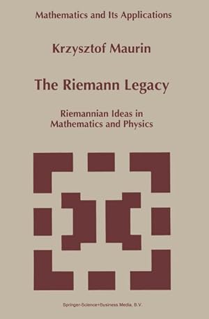 Image du vendeur pour The Riemann Legacy mis en vente par BuchWeltWeit Ludwig Meier e.K.