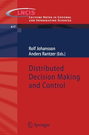 Seller image for Distributed Decision Making and Control for sale by BuchWeltWeit Ludwig Meier e.K.