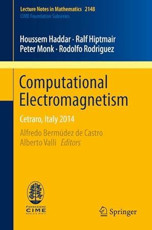 Image du vendeur pour Computational Electromagnetism mis en vente par BuchWeltWeit Ludwig Meier e.K.