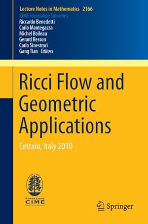 Bild des Verkufers fr Ricci Flow and Geometric Applications zum Verkauf von BuchWeltWeit Ludwig Meier e.K.