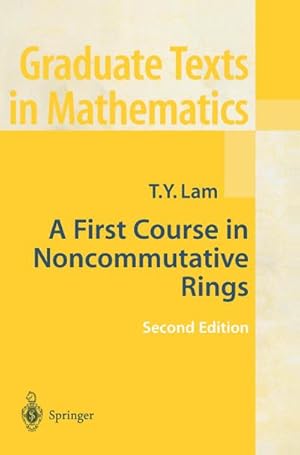 Seller image for A First Course in Noncommutative Rings for sale by BuchWeltWeit Ludwig Meier e.K.