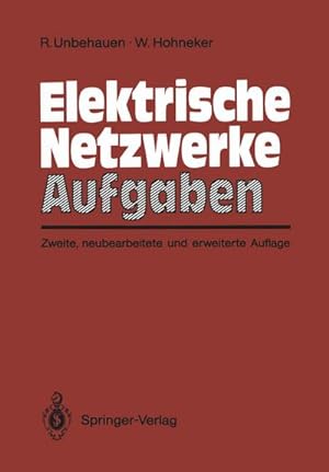 Imagen del vendedor de Elektrische Netzwerke Aufgaben a la venta por BuchWeltWeit Ludwig Meier e.K.