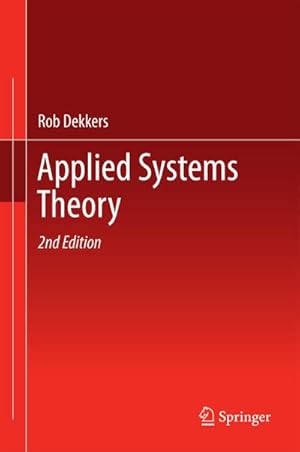 Seller image for Applied Systems Theory for sale by BuchWeltWeit Ludwig Meier e.K.