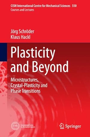 Image du vendeur pour Plasticity and Beyond mis en vente par BuchWeltWeit Ludwig Meier e.K.