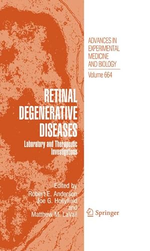 Immagine del venditore per Retinal Degenerative Diseases venduto da BuchWeltWeit Ludwig Meier e.K.