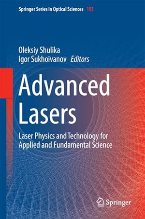 Image du vendeur pour Advanced Lasers mis en vente par BuchWeltWeit Ludwig Meier e.K.
