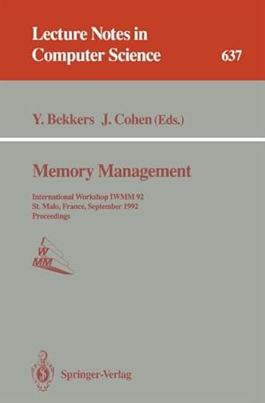 Seller image for Memory Management for sale by BuchWeltWeit Ludwig Meier e.K.