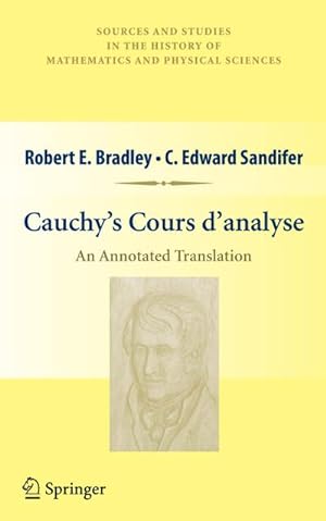Seller image for Cauchys Cours danalyse for sale by BuchWeltWeit Ludwig Meier e.K.