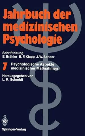 Bild des Verkufers fr Psychologische Aspekte medizinischer Manahmen zum Verkauf von BuchWeltWeit Ludwig Meier e.K.