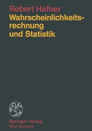 Seller image for Wahrscheinlichkeitsrechnung und Statistik for sale by BuchWeltWeit Ludwig Meier e.K.