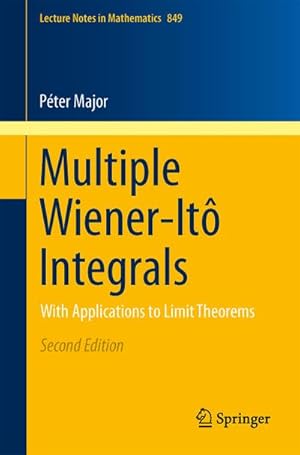 Immagine del venditore per Multiple Wiener-It� Integrals venduto da BuchWeltWeit Ludwig Meier e.K.