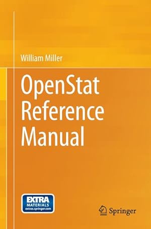 Immagine del venditore per OpenStat Reference Manual venduto da BuchWeltWeit Ludwig Meier e.K.