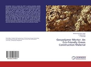 Seller image for Geopolymer Mortar: An Eco-Friendly Green Construction Material for sale by BuchWeltWeit Ludwig Meier e.K.