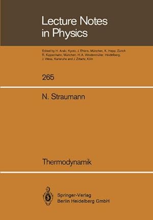 Seller image for Thermodynamik for sale by BuchWeltWeit Ludwig Meier e.K.