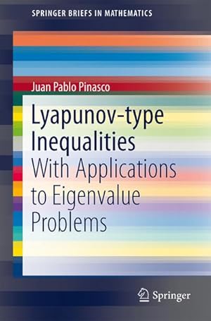 Imagen del vendedor de Lyapunov-type Inequalities a la venta por BuchWeltWeit Ludwig Meier e.K.