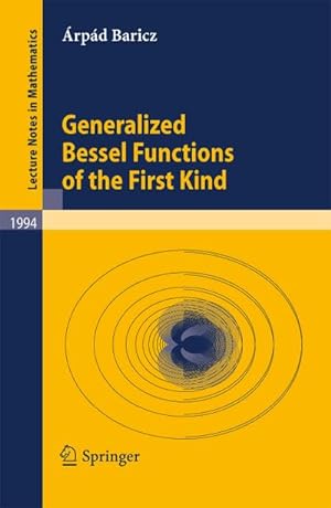 Seller image for Generalized Bessel Functions of the First Kind for sale by BuchWeltWeit Ludwig Meier e.K.