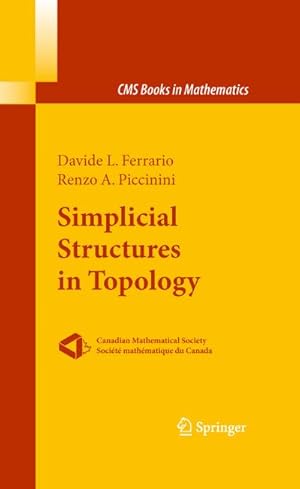 Image du vendeur pour Simplicial Structures in Topology mis en vente par BuchWeltWeit Ludwig Meier e.K.