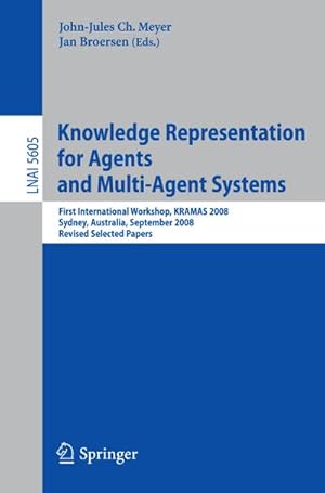 Image du vendeur pour Knowledge Representation for Agents and Multi-Agent Systems mis en vente par BuchWeltWeit Ludwig Meier e.K.