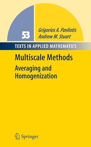 Image du vendeur pour Multiscale Methods mis en vente par BuchWeltWeit Ludwig Meier e.K.