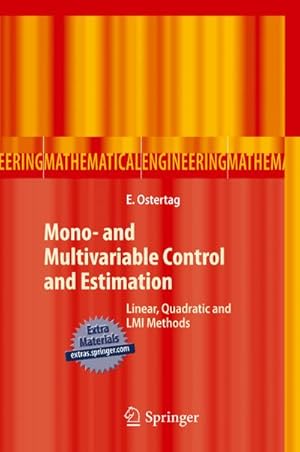 Immagine del venditore per Mono- and Multivariable Control and Estimation venduto da BuchWeltWeit Ludwig Meier e.K.