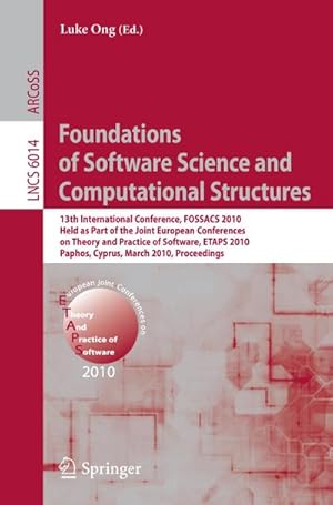 Bild des Verkufers fr Foundations of Software Science and Computational Structures zum Verkauf von BuchWeltWeit Ludwig Meier e.K.