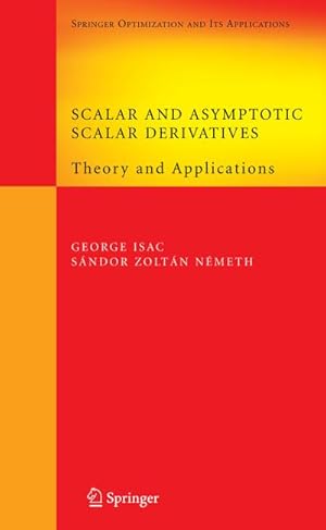 Bild des Verkufers fr Scalar and Asymptotic Scalar Derivatives zum Verkauf von BuchWeltWeit Ludwig Meier e.K.