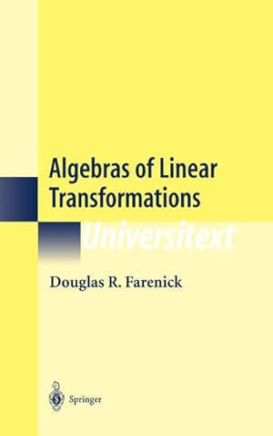 Immagine del venditore per Algebras of Linear Transformations venduto da BuchWeltWeit Ludwig Meier e.K.
