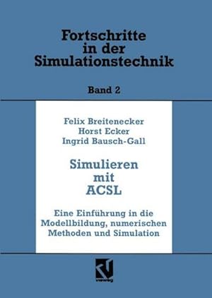 Immagine del venditore per Simulation mit ACSL venduto da BuchWeltWeit Ludwig Meier e.K.