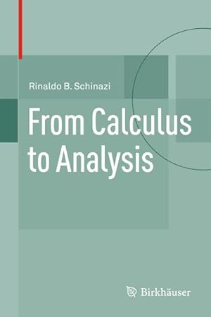 Imagen del vendedor de From Calculus to Analysis a la venta por BuchWeltWeit Ludwig Meier e.K.