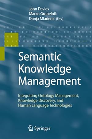 Immagine del venditore per Semantic Knowledge Management venduto da BuchWeltWeit Ludwig Meier e.K.