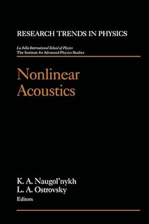 Seller image for Nonlinear Acoustics for sale by BuchWeltWeit Ludwig Meier e.K.