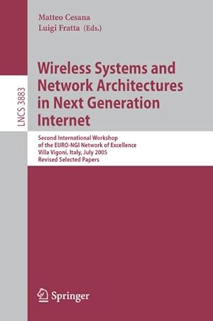 Imagen del vendedor de Wireless Systems and Network Architectures in Next Generation Internet a la venta por BuchWeltWeit Ludwig Meier e.K.